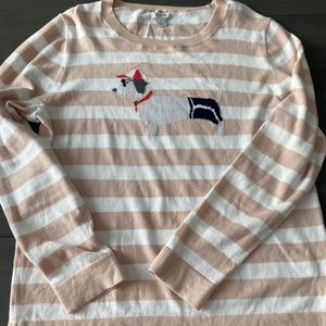 Jcrew winner dog sweater